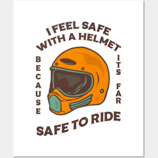 Safe with Helmet Posters and Art